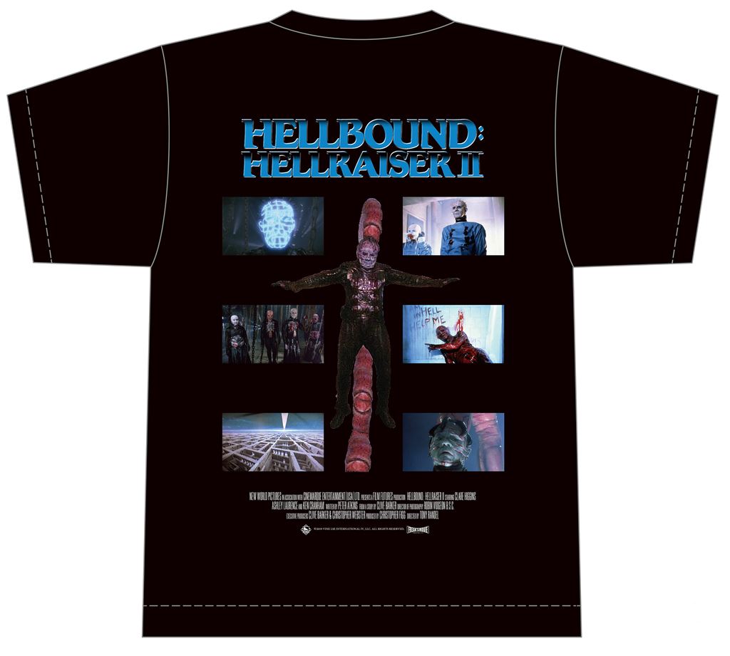 『ヘルレイザー２：ヘルバウンド』地獄行きTシャツ　バック